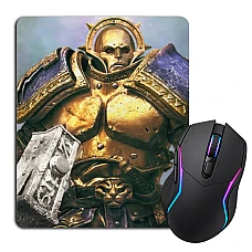 Mouse pad with print Warhammer Powerful Hero Theme