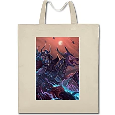 Eco bag with print Warhammer Creature - beige