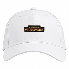 Baseball cap with Print Warhammer Logo - white