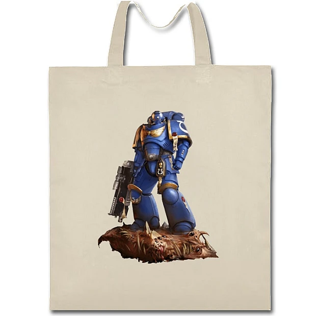 Eco bag with print Warhammer Creature Print - beige