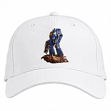 Baseball cap with Print Warhammer Creature Print - white