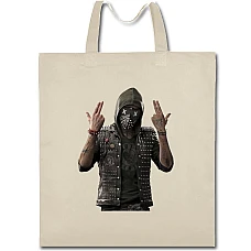 Eco bag with print Watch Dogs Hero - beige