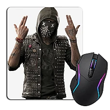 Mouse pad with print Watch Dogs Hero