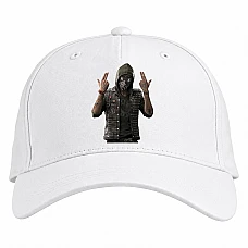 Baseball cap with Print Watch Dogs Hero - white