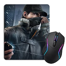 Mouse pad with print Watch Dogs Hero Print