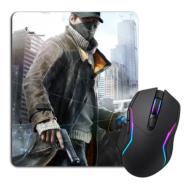 Mouse pad with print Watch Dogs Print Hero