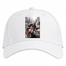 Baseball cap with Print Watch Dogs Theme - white