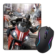 Mouse pad with print Watch Dogs Theme