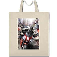 Eco bag with print Watch Dogs Theme - beige