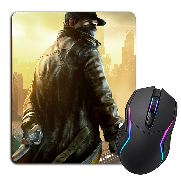 Mouse pad with print Watch Dogs Theme Hero