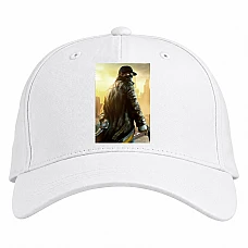 Baseball cap with Print Watch Dogs Theme Hero - white