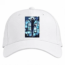 Baseball cap with Print Watch Dogs Theme Print Hero - white