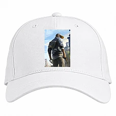 Baseball cap with Print Watch Dogs Main Hero - white