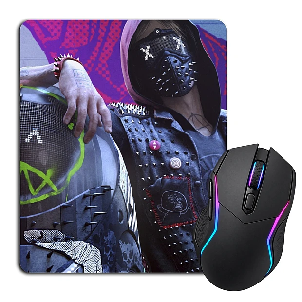 Mouse pad with print Watch Dogs Main Theme