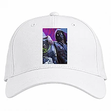 Baseball cap with Print Watch Dogs Main Theme - white