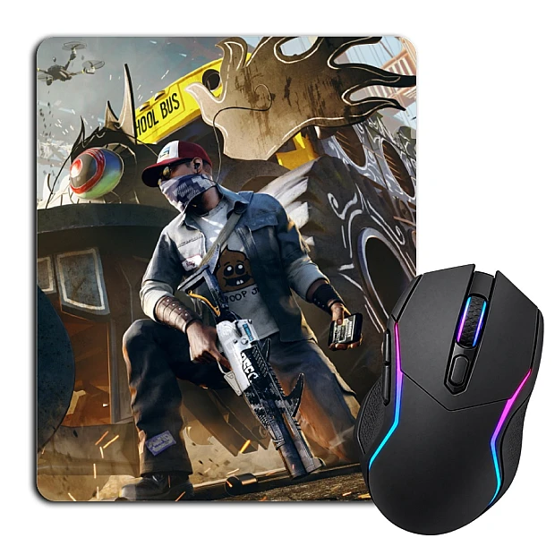 Mouse pad with print Watch Dogs Main Theme Print