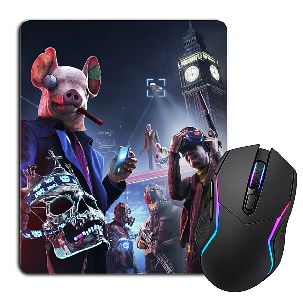 Mouse pad with print Watch Dogs Heroes
