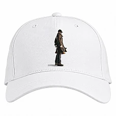 Baseball cap with Print Watch Dogs Man Hero - white