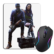 Mouse pad with print Watch Dogs Heroes Print