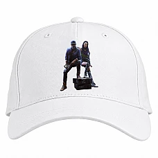 Baseball cap with Print Watch Dogs Heroes Print - white