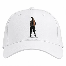 Baseball cap with Print Watch Dogs Man Hero Print - white