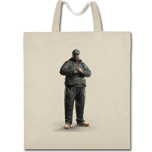 Eco bag with print Watch Dogs Hero Print Theme - beige