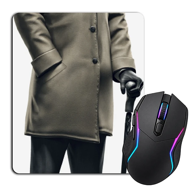 Mouse pad with print Watch Dogs Old Man Hero