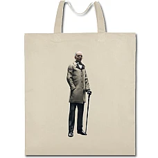 Eco bag with print Watch Dogs Old Man Hero - beige