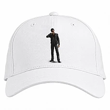 Baseball cap with Print Watch Dogs Strong Hero - white