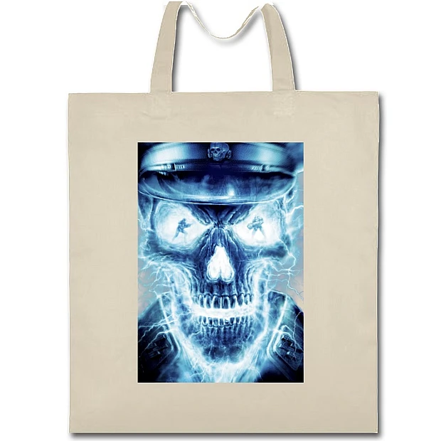 Eco bag with print Wolfenstein Print - beige