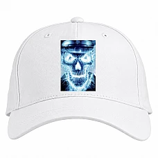 Baseball cap with Print Wolfenstein Print - white