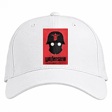 Baseball cap with Print Wolfenstein Theme - white