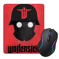 Mouse pad with print Wolfenstein Theme