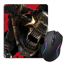Mouse pad with print Wolfenstein Theme Print