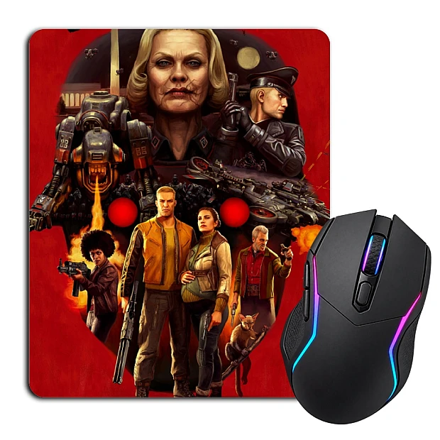 Mouse pad with print Wolfenstein Universe