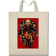 Eco bag with print Wolfenstein Universe - beige