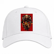 Baseball cap with Print Wolfenstein Universe - white