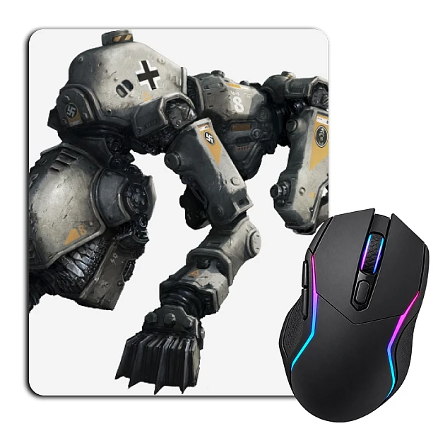 Mouse pad with print Wolfenstein Creature