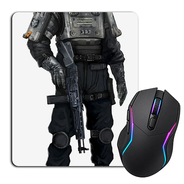 Mouse pad with print Wolfenstein Theme Hero