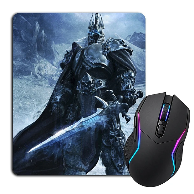 Mouse pad with print World Of Warcraft Lich King