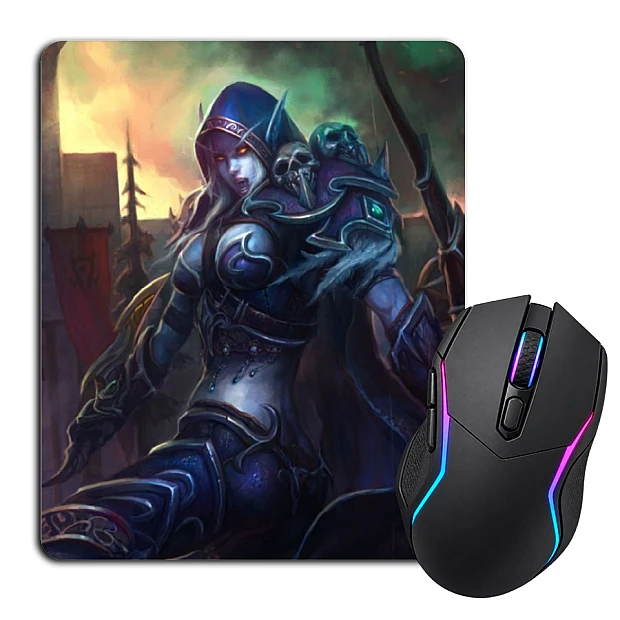 Mouse pad with print World Of Warcraft Sylvanas Windrunner Hero