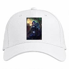 Baseball cap with Print World Of Warcraft Sylvanas Windrunner Hero - white