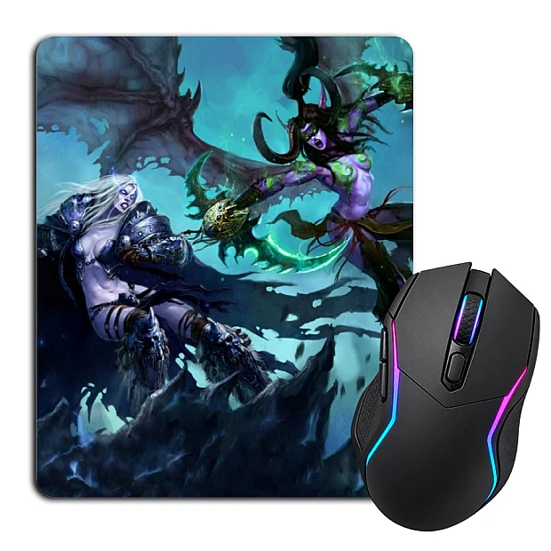 Mouse pad with print World Of Warcraft Battle