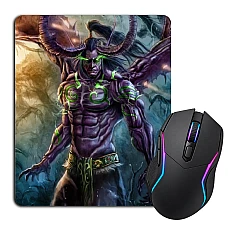 Mouse pad with print World Of Warcraft Hero Illidan Stormrage