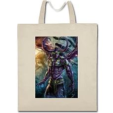 Eco bag with print World Of Warcraft Hero Illidan Stormrage - beige