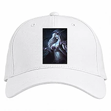Baseball cap with Print World Of Warcraft Sylvanas Windrunner Girl - white