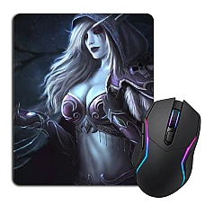 Mouse pad with print World Of Warcraft Sylvanas Windrunner Girl
