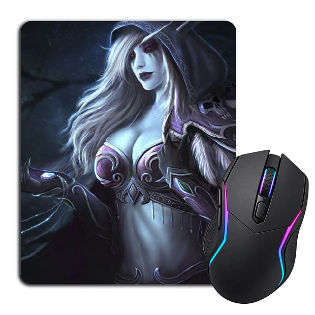 Mouse pad with print World Of Warcraft Sylvanas Windrunner Girl