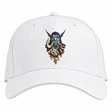 Baseball cap with Print World Of Warcraft Art Edition - white