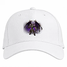 Baseball cap with Print World Of Warcraft Hero - white